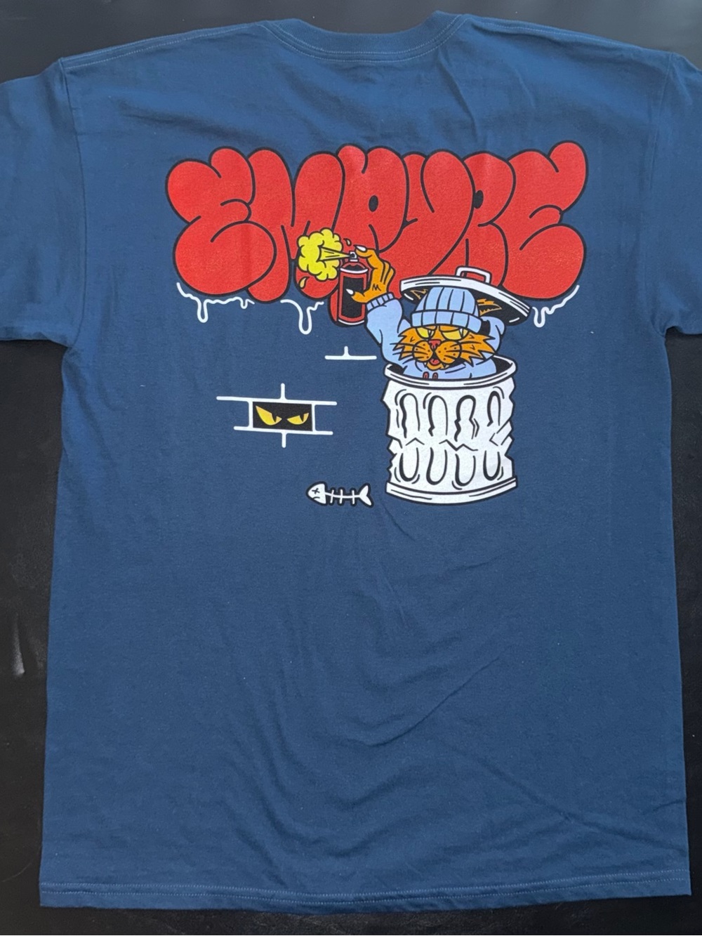 Empyre Alley Cat Short Sleeve Skateboard T Shirt- Men's Large